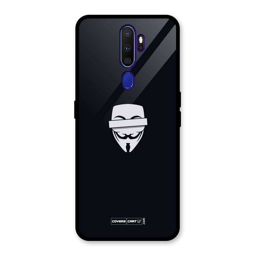 Anonymous Mask Glass Back Case for Oppo A9 (2020)