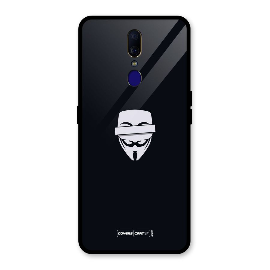 Anonymous Mask Glass Back Case for Oppo F11