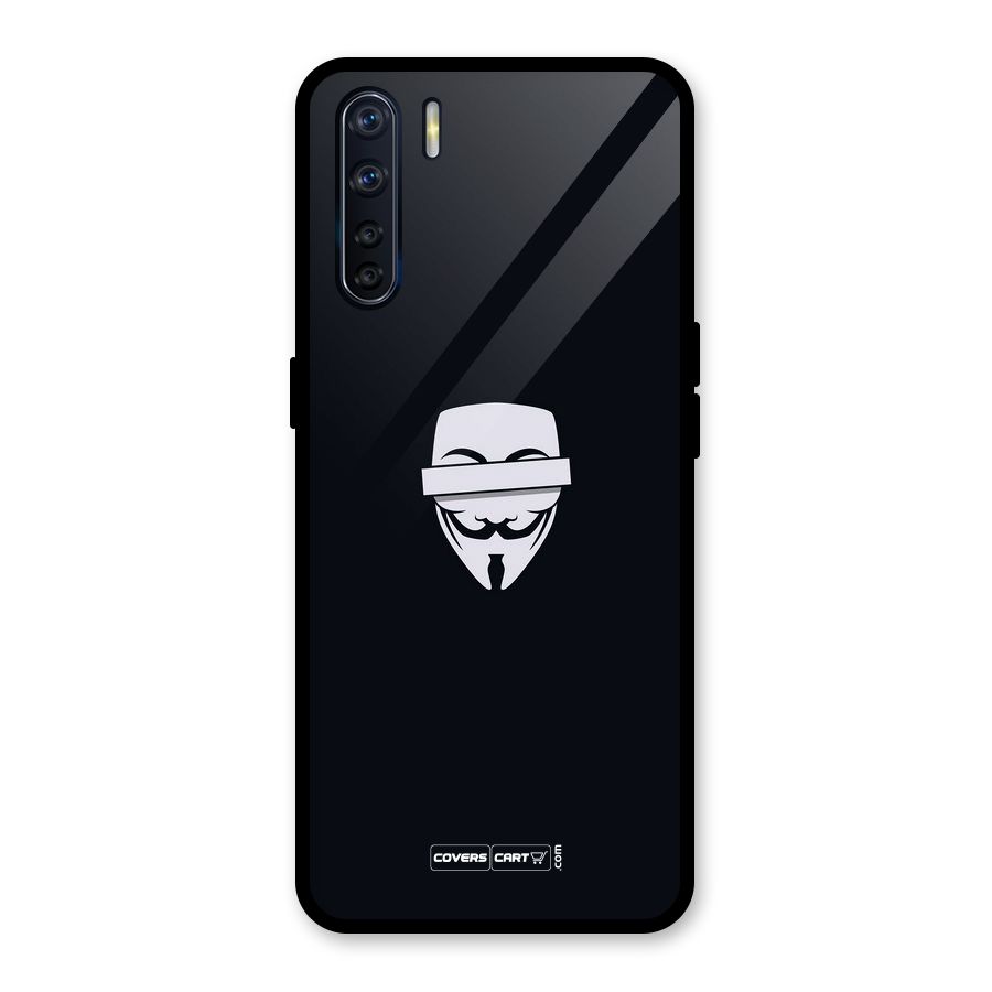 Anonymous Mask Glass Back Case for Oppo F15