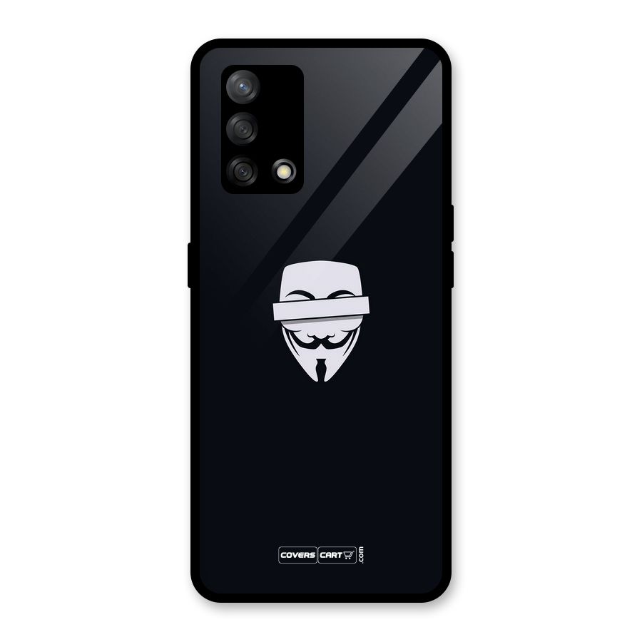 Anonymous Mask Glass Back Case for Oppo F19
