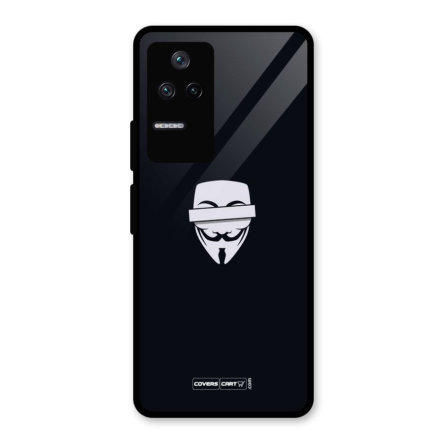 Anonymous Mask Glass Back Case for Poco F4 5G
