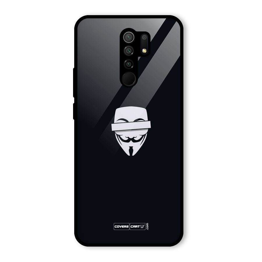 Anonymous Mask Glass Back Case for Poco M2