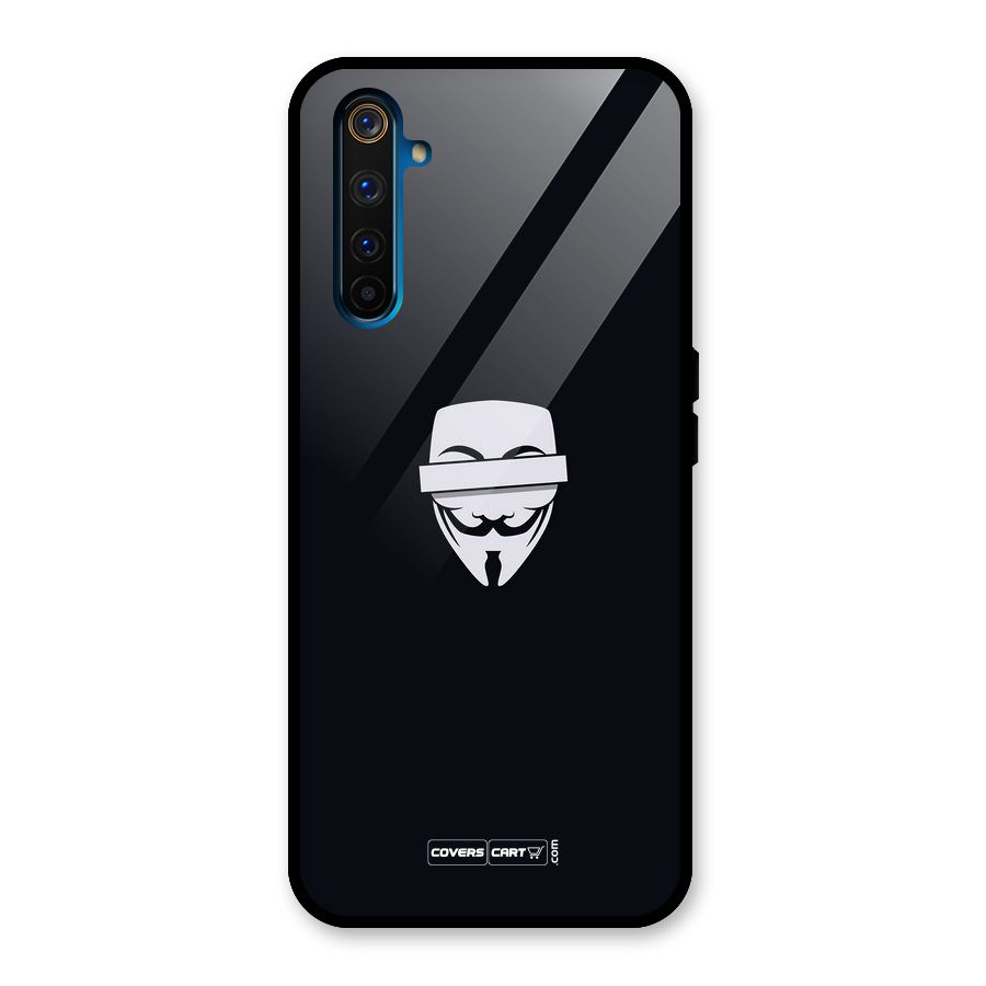 Anonymous Mask Glass Back Case for Realme 6 Pro