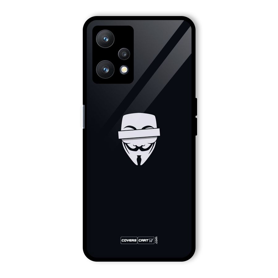 Anonymous Mask Glass Back Case for Realme 9 Pro 5G