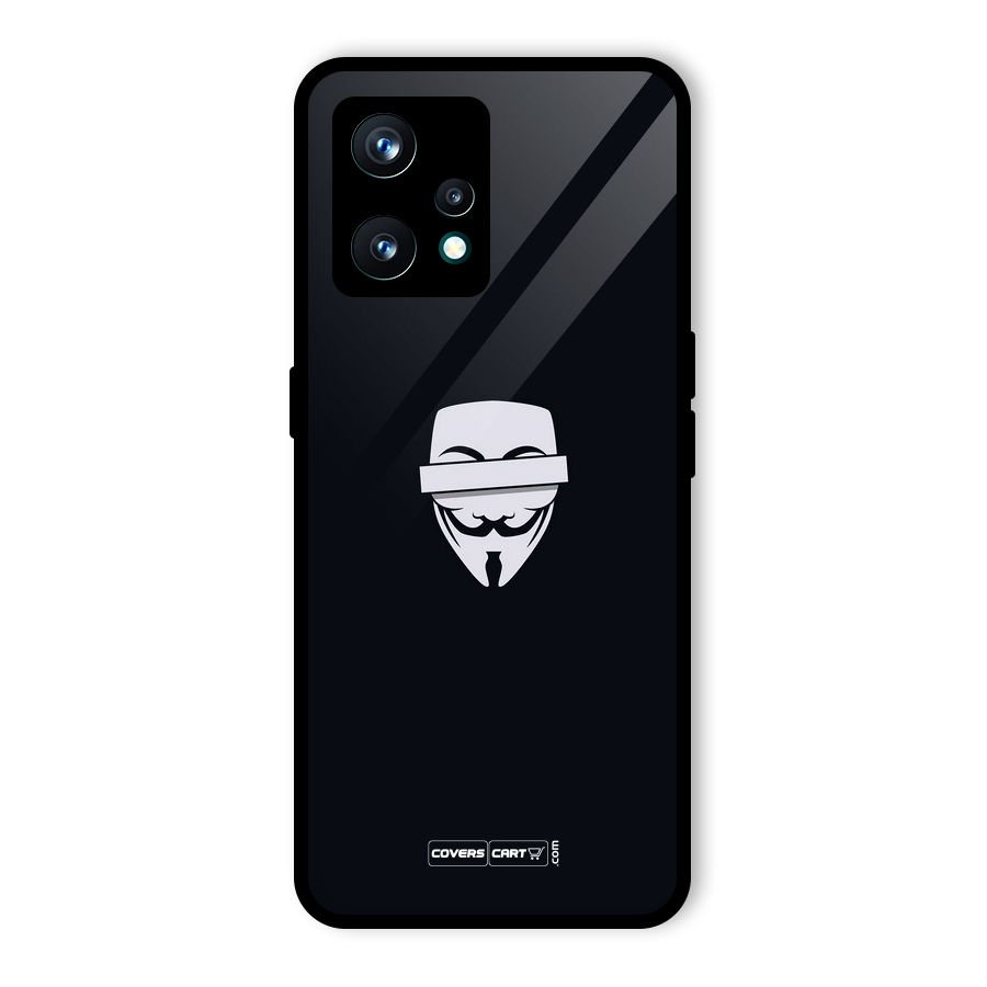 Anonymous Mask Glass Back Case for Realme 9 Pro Plus 5G