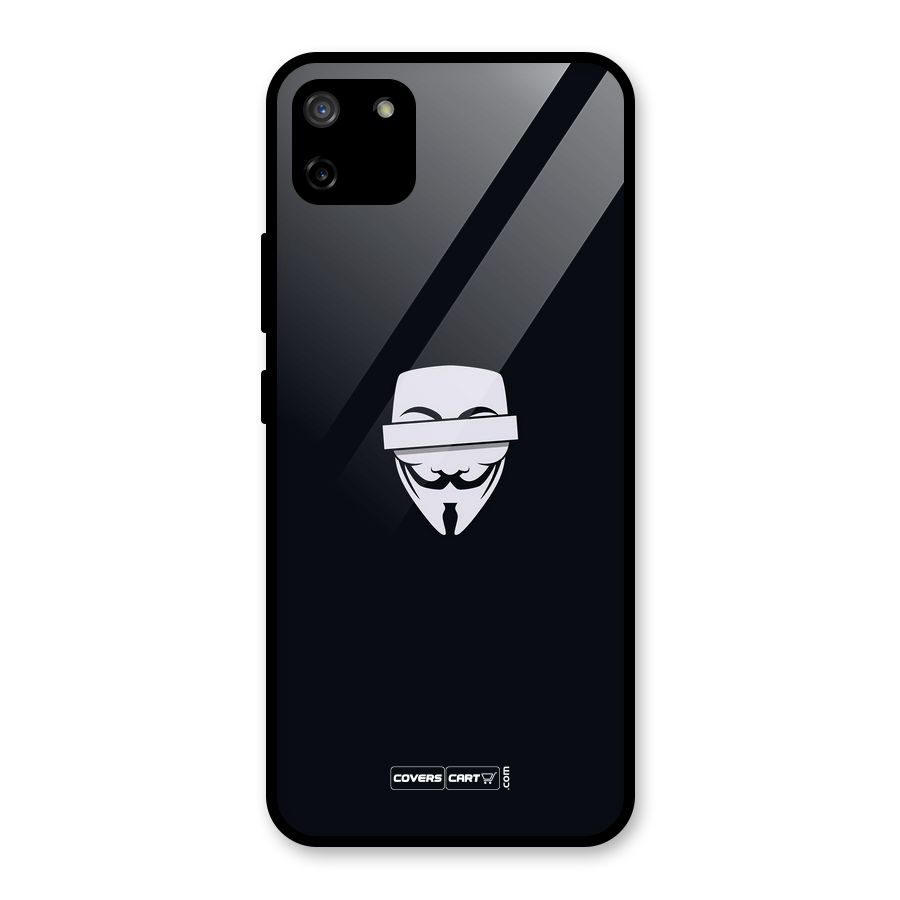 Anonymous Mask Glass Back Case for Realme C11
