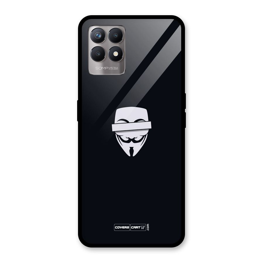 Anonymous Mask Glass Back Case for Realme Narzo 50