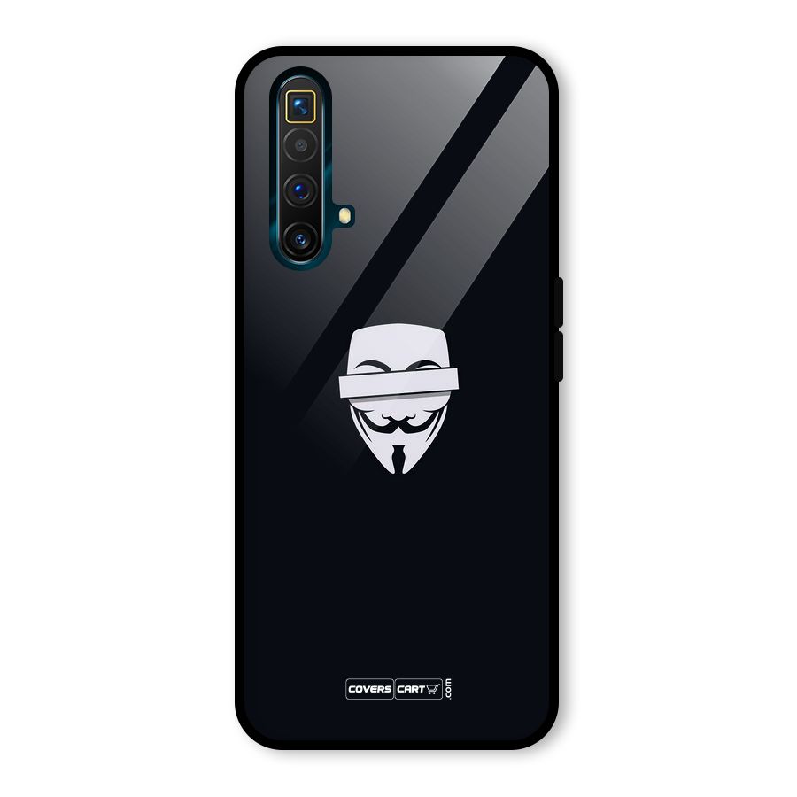 Anonymous Mask Glass Back Case for Realme X3 SuperZoom