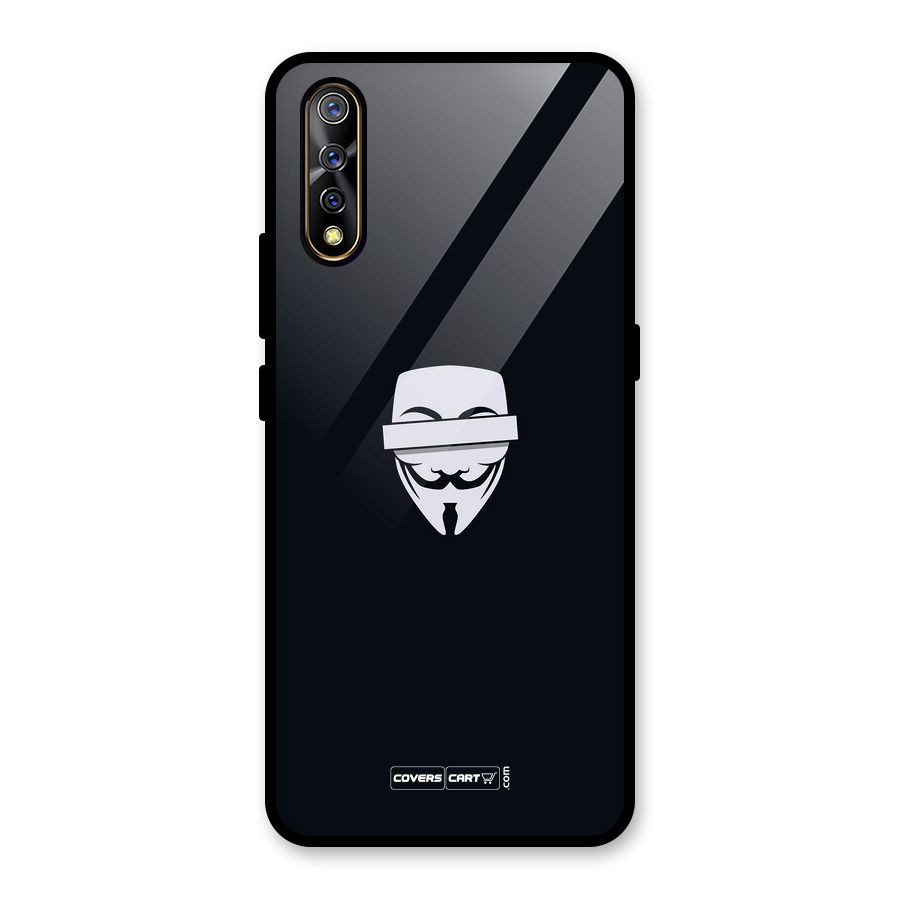 Anonymous Mask Glass Back Case for Vivo S1