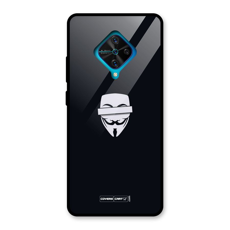 Anonymous Mask Glass Back Case for Vivo S1 Pro