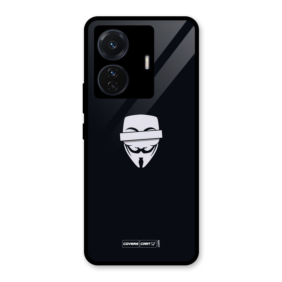 Anonymous Mask Glass Back Case for Vivo T1 Pro