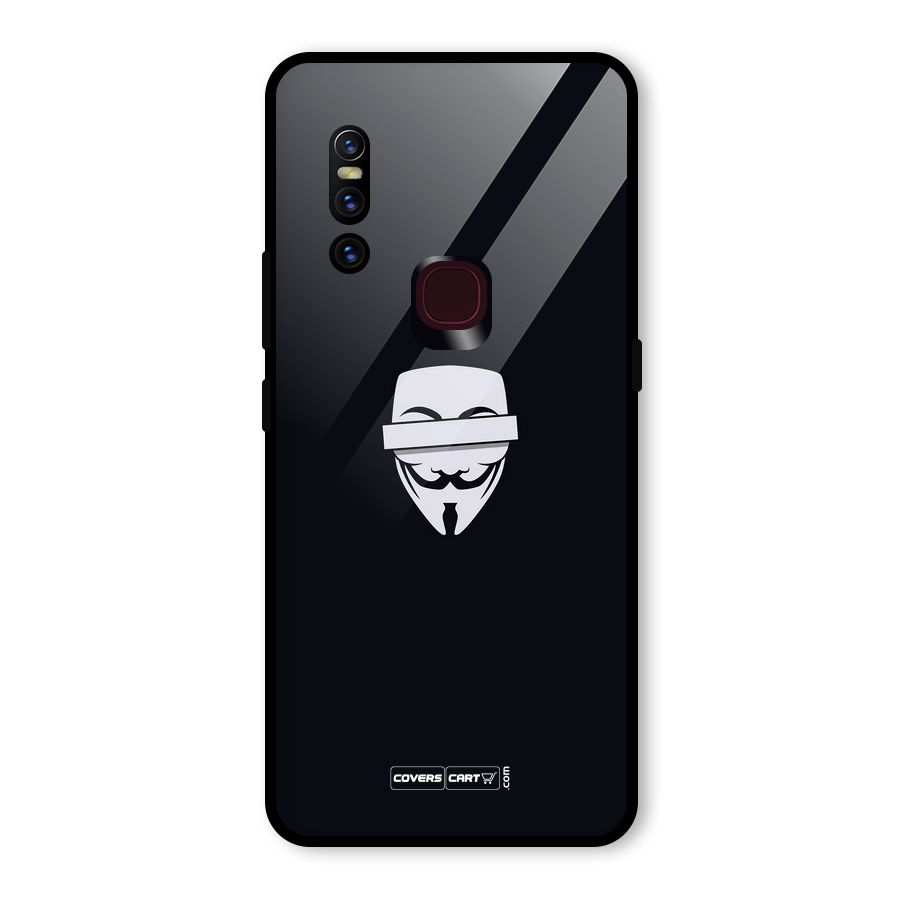 Anonymous Mask Glass Back Case for Vivo V15