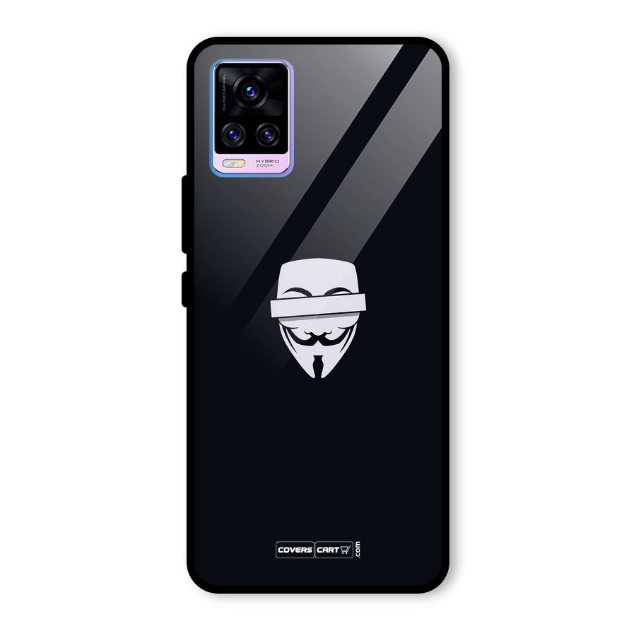 Anonymous Mask Glass Back Case for Vivo V20 Pro