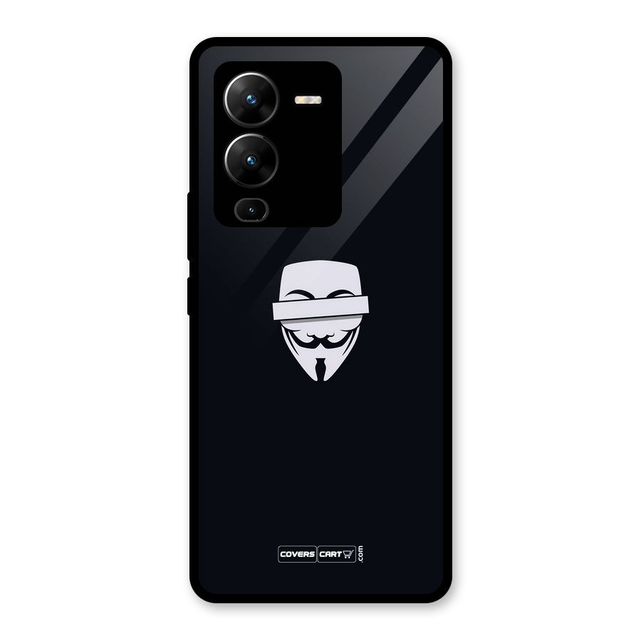 Anonymous Mask Glass Back Case for Vivo V25 Pro