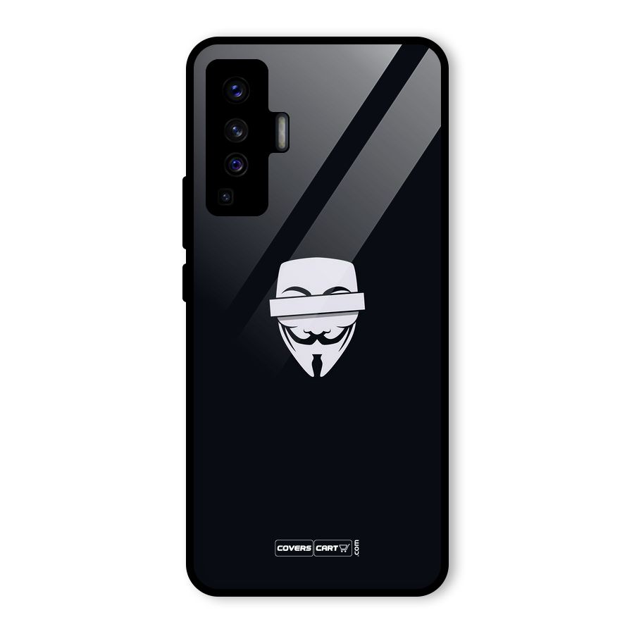 Anonymous Mask Glass Back Case for Vivo X50