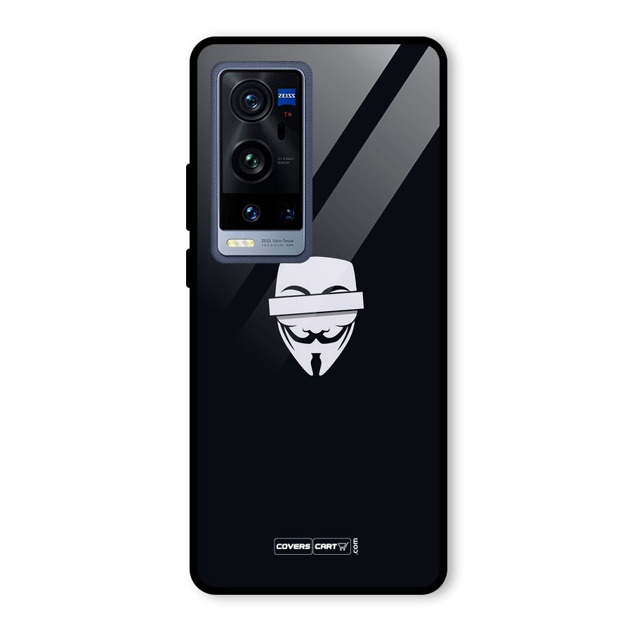 Anonymous Mask Glass Back Case for Vivo X60 Pro Plus
