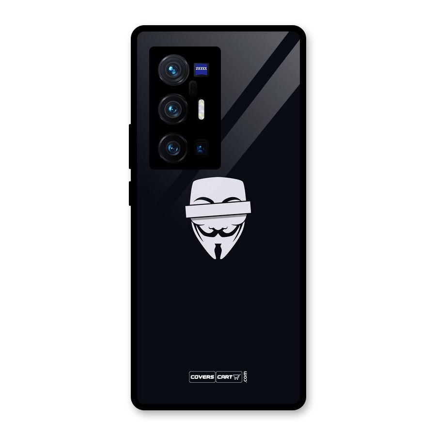 Anonymous Mask Glass Back Case for Vivo X70 Pro Plus