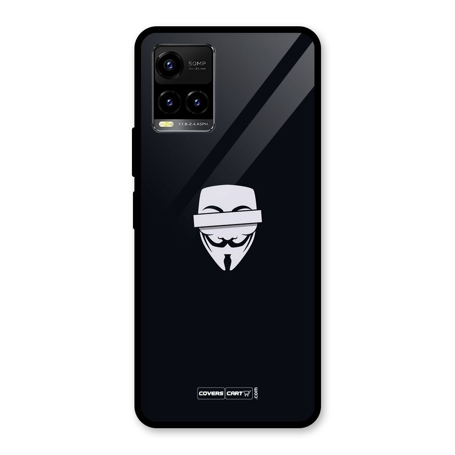 Anonymous Mask Glass Back Case for Vivo Y21T