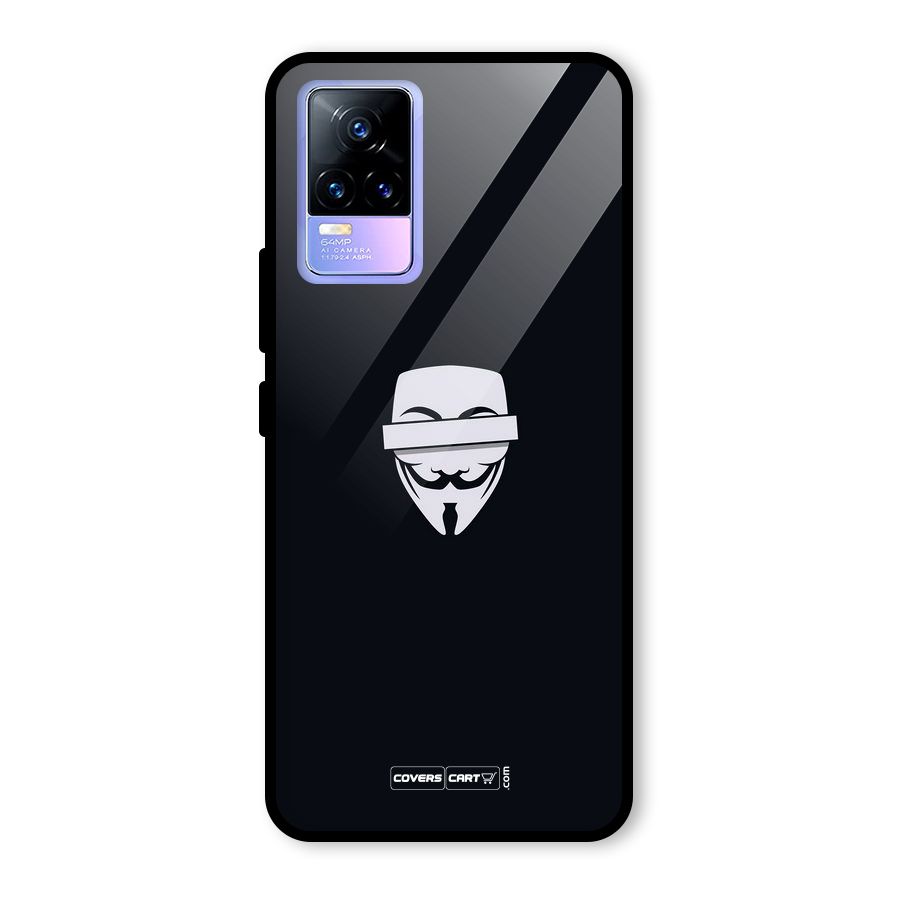 Anonymous Mask Glass Back Case for Vivo Y73