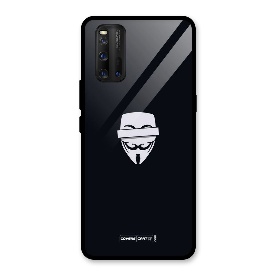 Anonymous Mask Glass Back Case for Vivo iQOO 3
