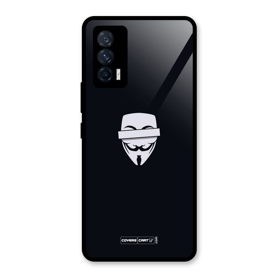 Anonymous Mask Glass Back Case for Vivo iQOO 7 5G