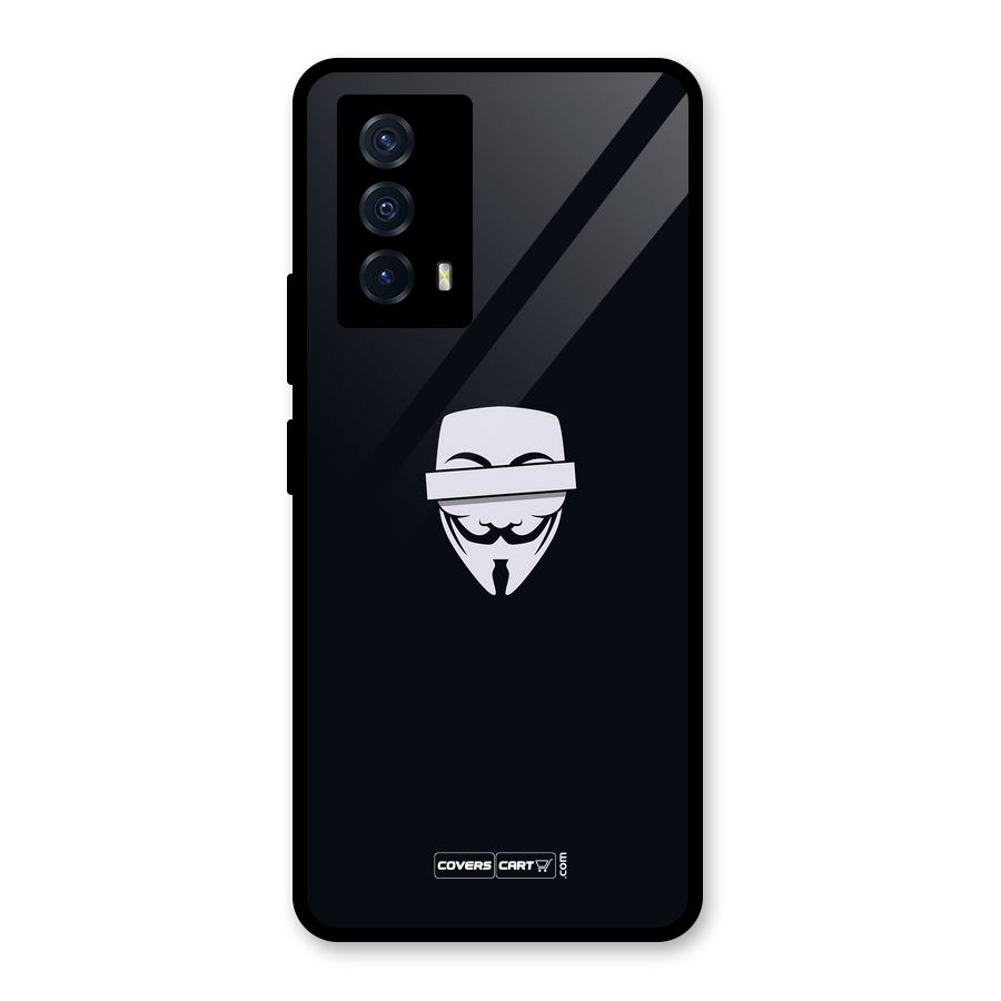 Anonymous Mask Glass Back Case for Vivo iQOO Z5