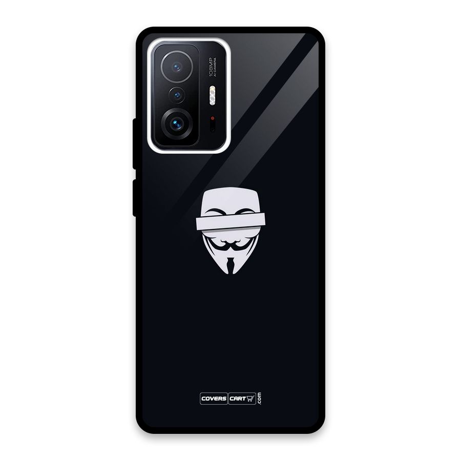 Anonymous Mask Glass Back Case for Xiaomi 11T Pro