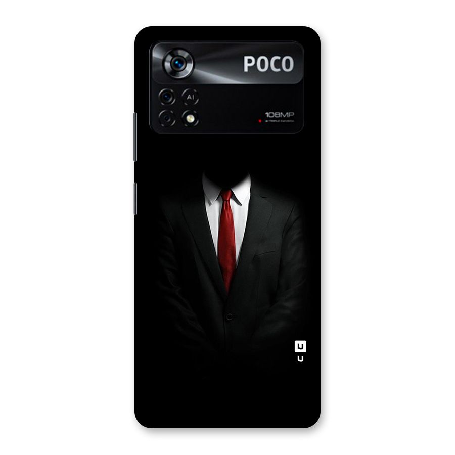 Anonymous Suit Back Case for Poco X4 Pro 5G
