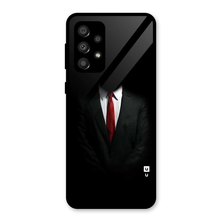 Anonymous Suit Glass Back Case for Galaxy A32