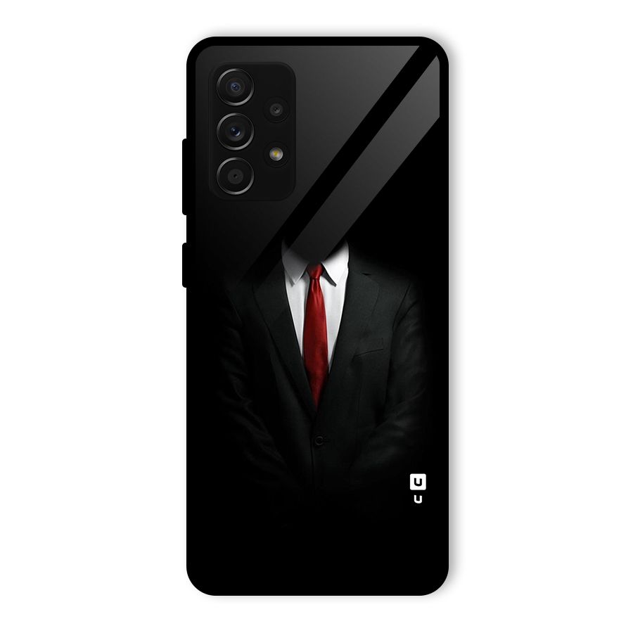 Anonymous Suit Glass Back Case for Galaxy A53 5G