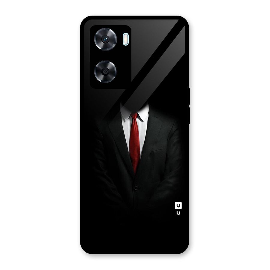 Anonymous Suit Glass Back Case for Oppo A77