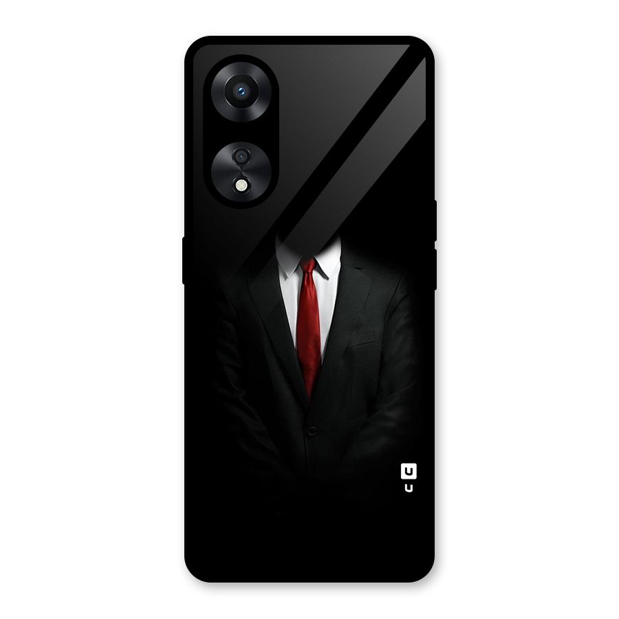 Anonymous Suit Glass Back Case for Oppo A78