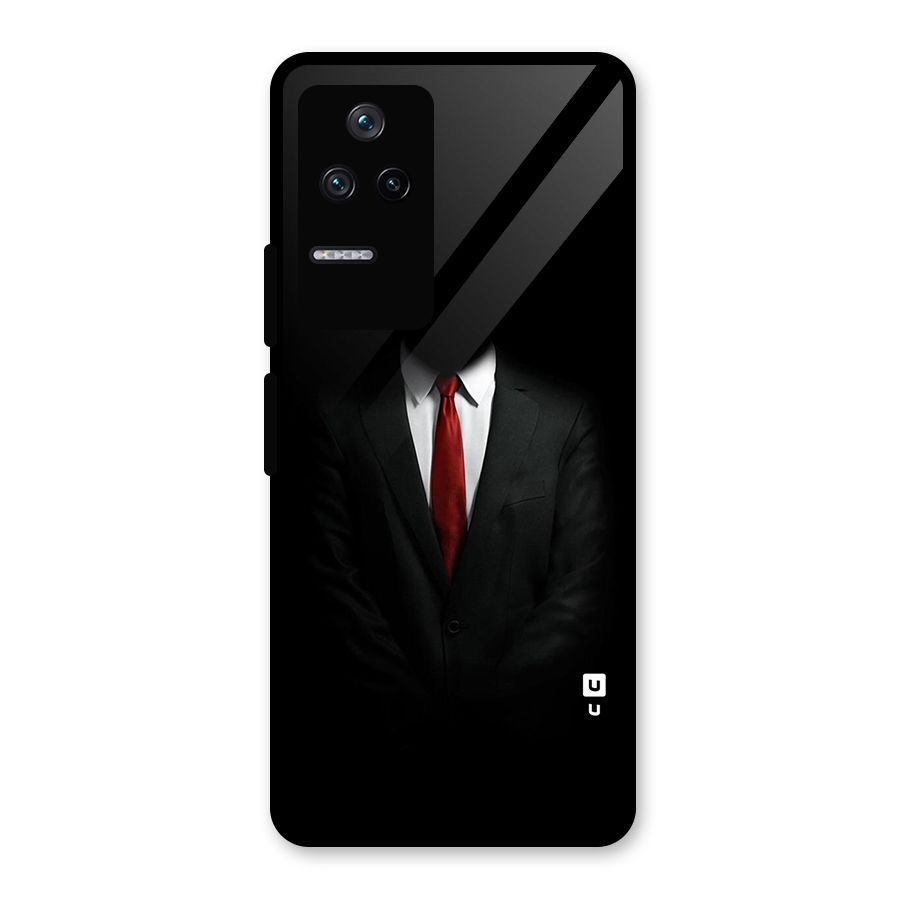 Anonymous Suit Glass Back Case for Poco F4 5G