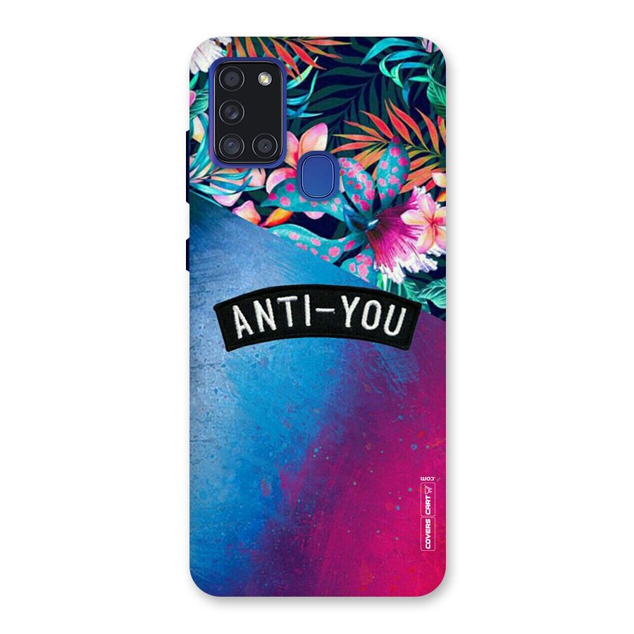 Anti You Back Case for Galaxy A21s