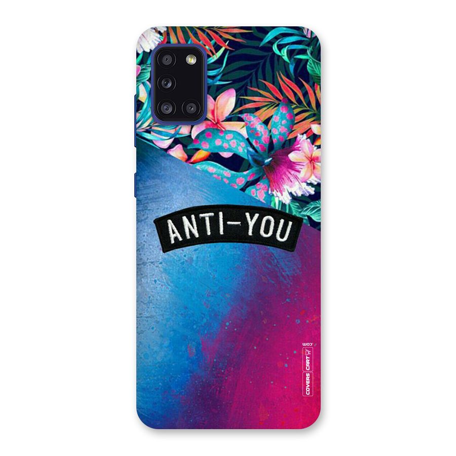 Anti You Back Case for Galaxy A31