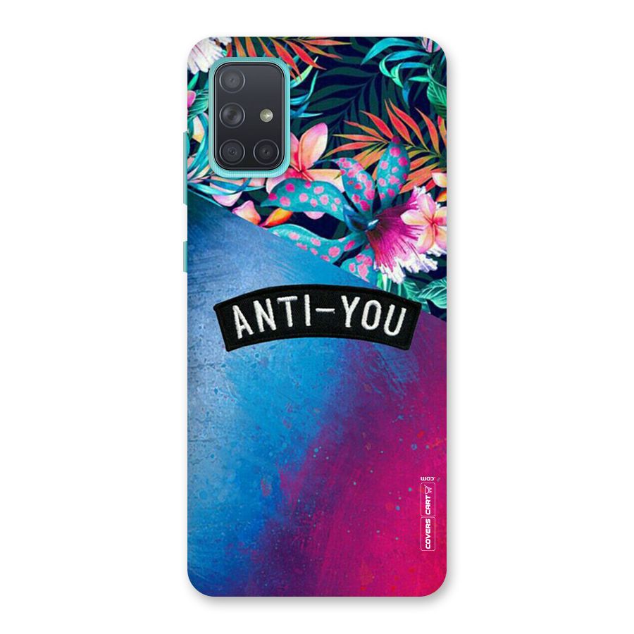 Anti You Back Case for Galaxy A71