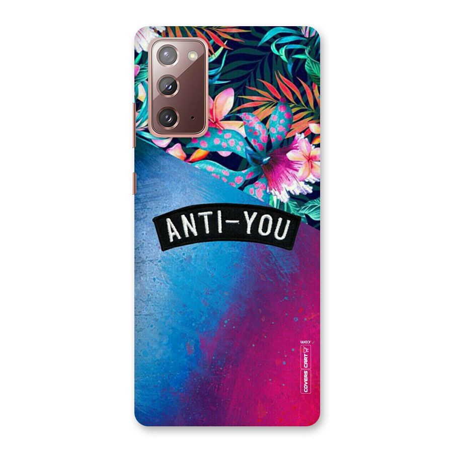 Anti You Back Case for Galaxy Note 20