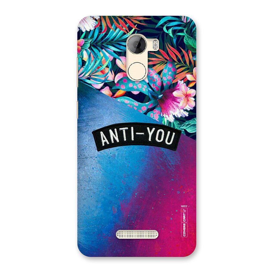 Anti You Back Case for Gionee A1 LIte