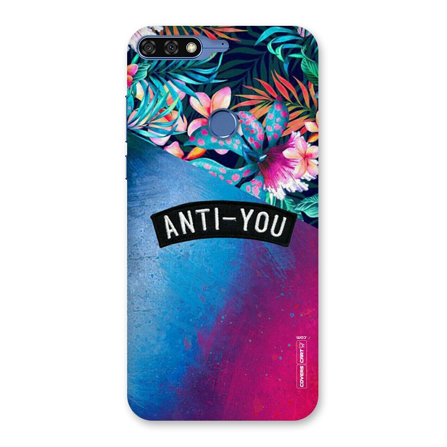 Anti You Back Case for Honor 7C