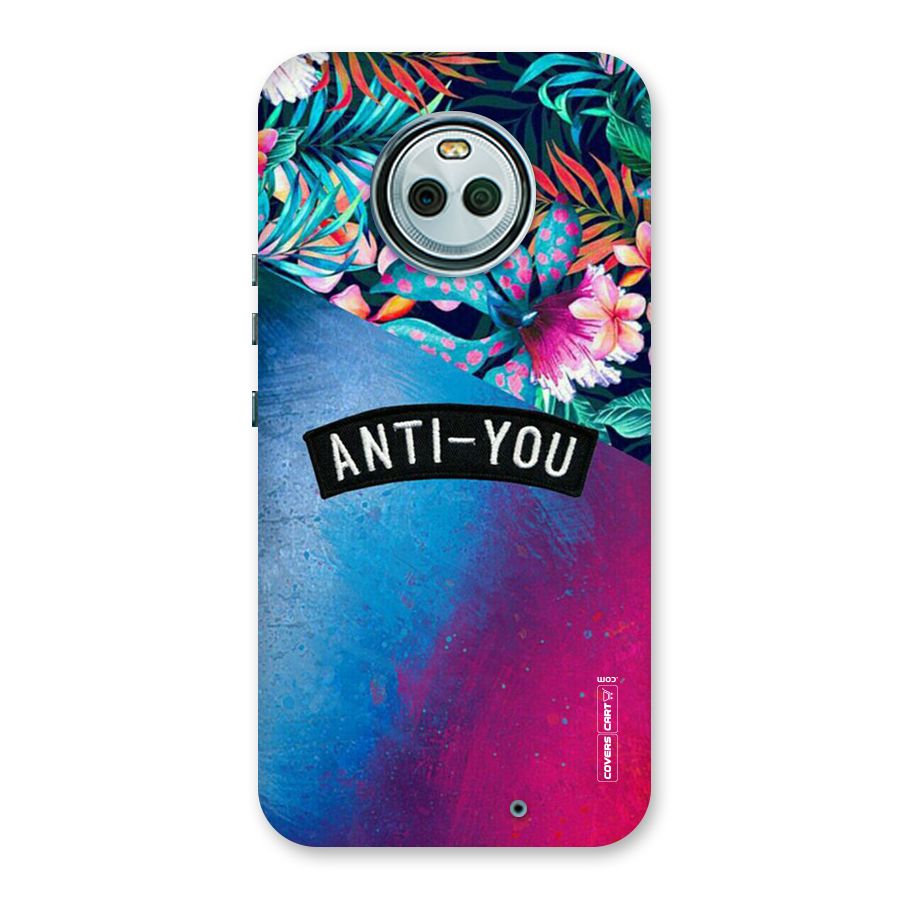 Anti You Back Case for Moto X4