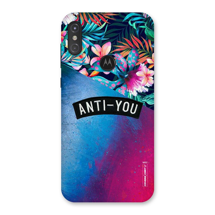 Anti You Back Case for Motorola One Power