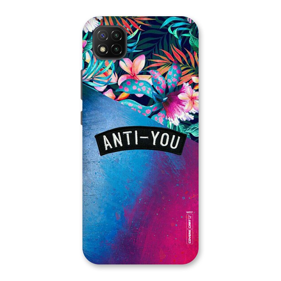 Anti You Back Case for Poco C3