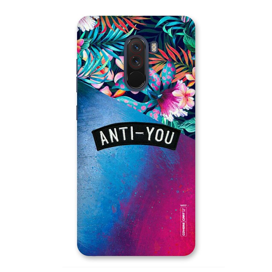 Anti You Back Case for Poco F1