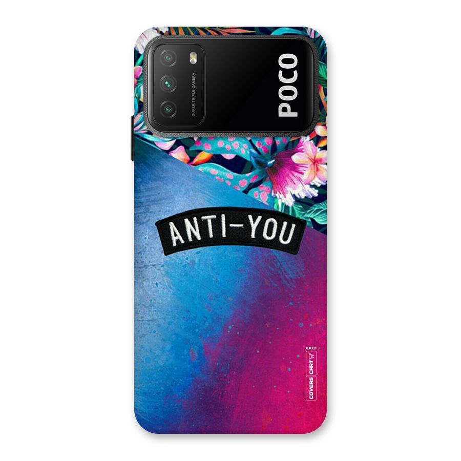 Anti You Back Case for Poco M3