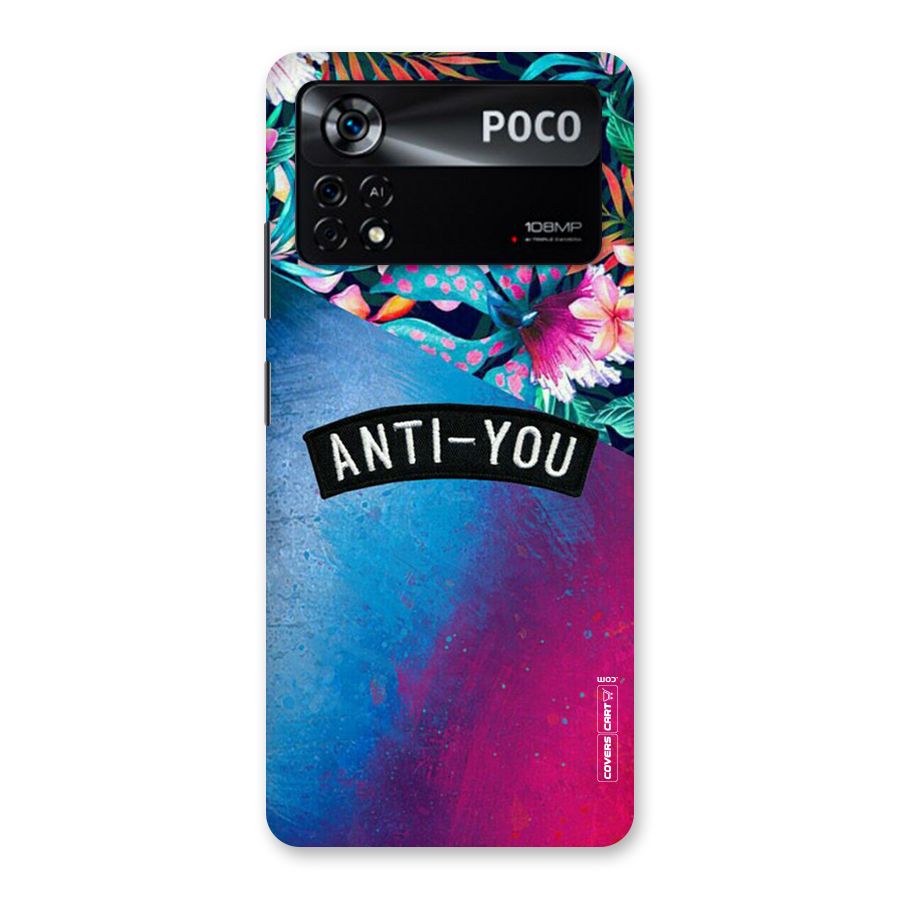 Anti You Back Case for Poco X4 Pro 5G
