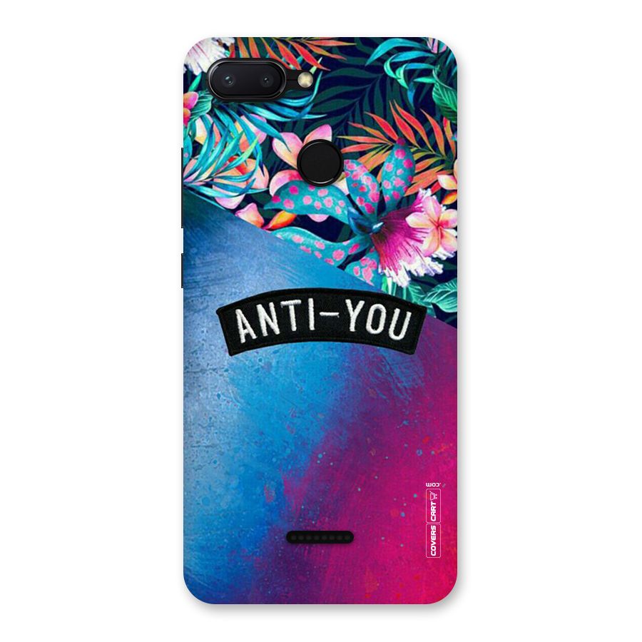 Anti You Back Case for Redmi 6