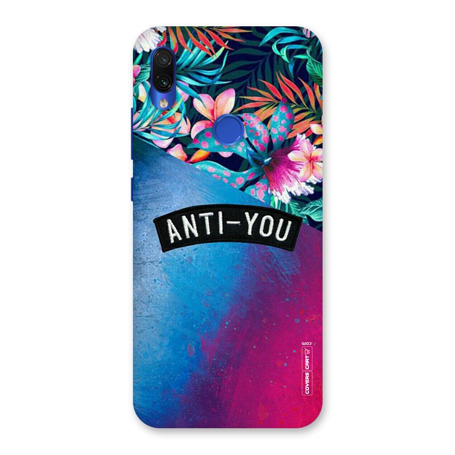Anti You Back Case for Redmi Note 7S