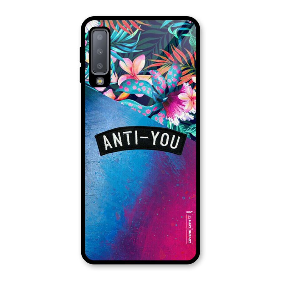 Anti You Glass Back Case for Galaxy A7 (2018)