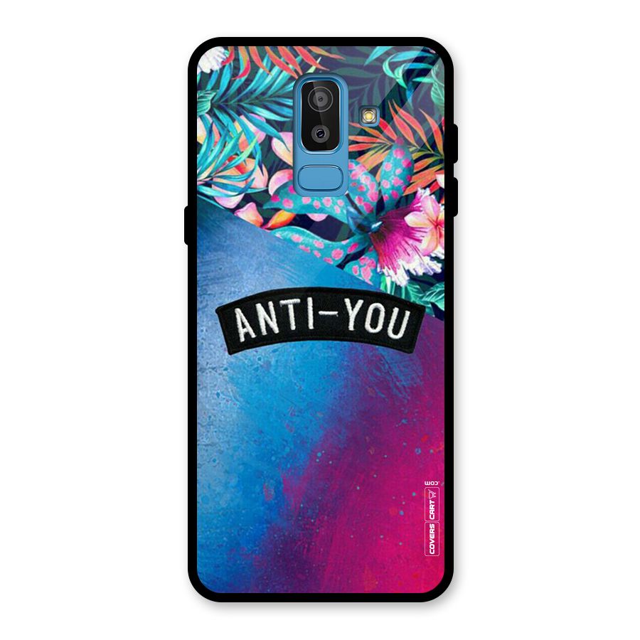 Anti You Glass Back Case for Galaxy J8