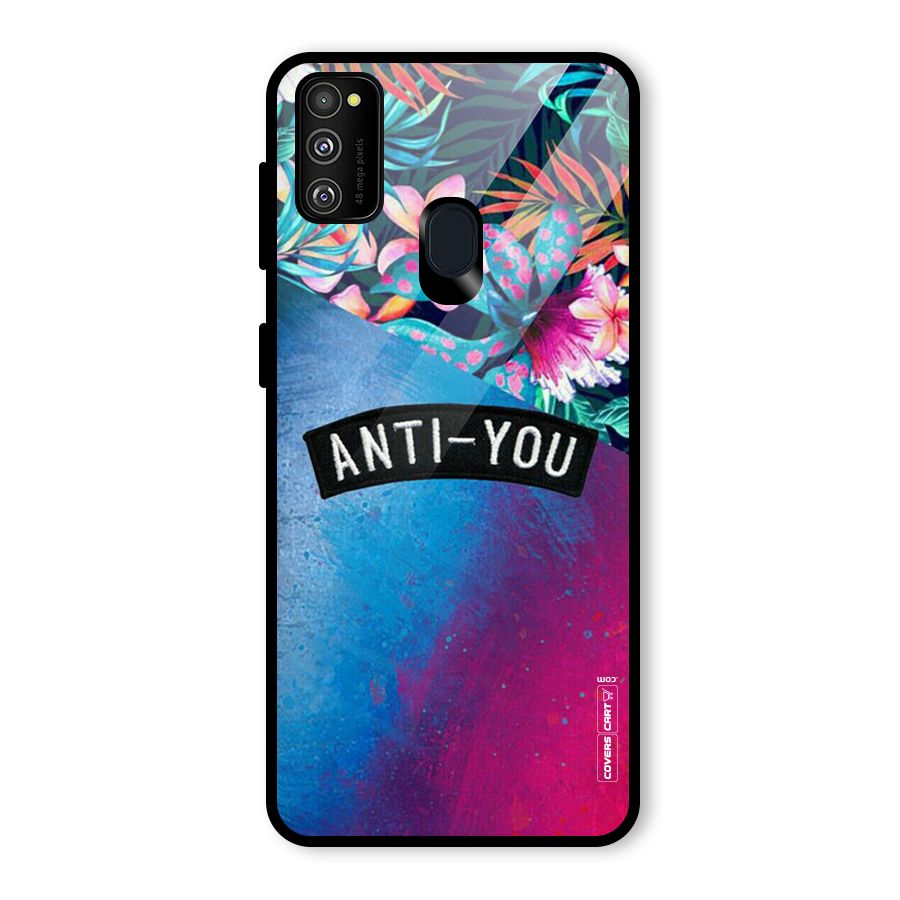 Anti You Glass Back Case for Galaxy M30s